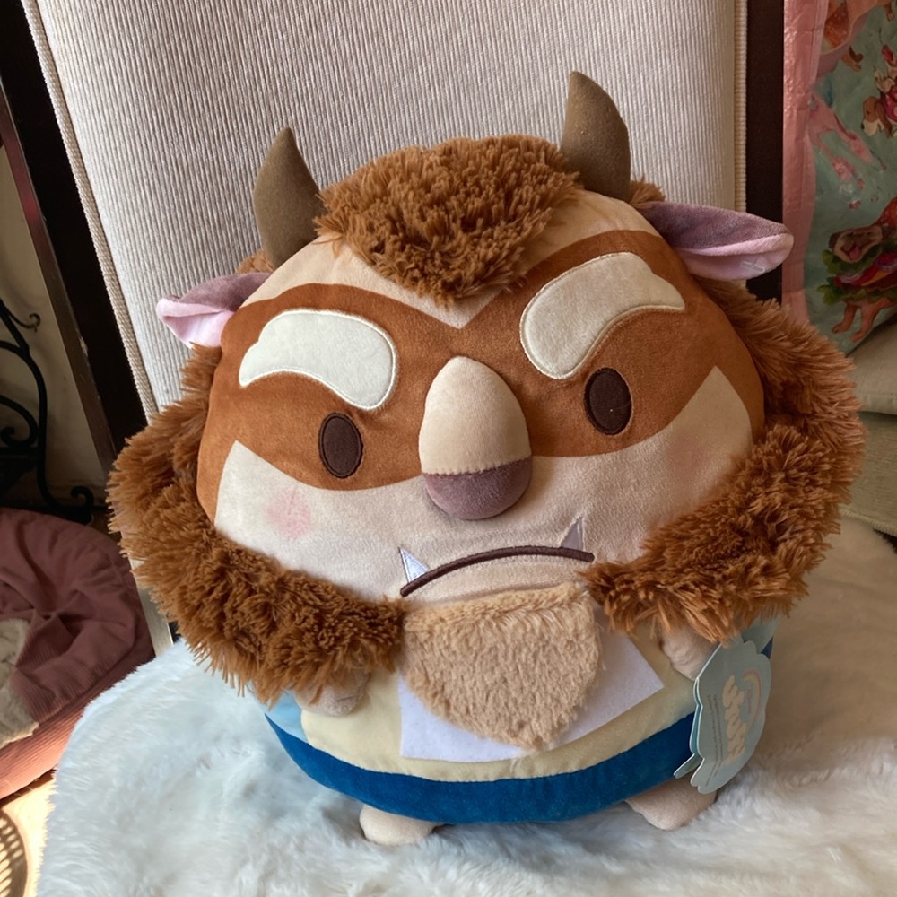 Disney beauty and the beast ufufy NWT the beast stuffed animal